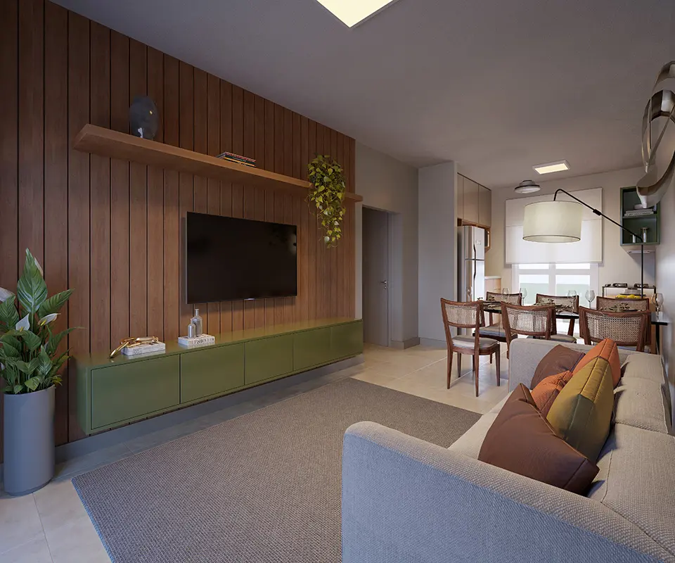 Residencial Porto Quaresmeiras I — sala